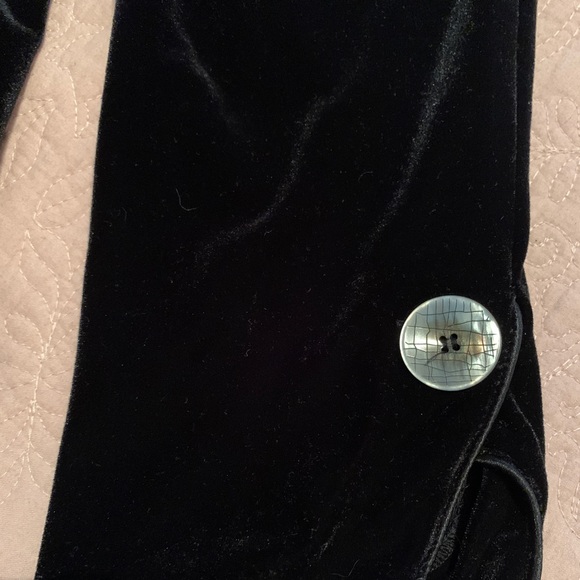 Vintage Harve Bernard plush black blazer - Picture 6 of 10